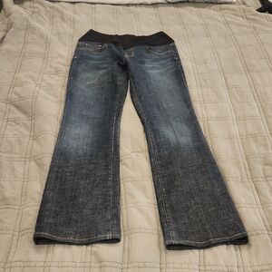 Citizens Of Humanity Dark Blue Flare Maternity Jeans Size 29!